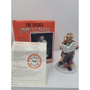 Emmett Kelly "Wall Street" # 771 Clown Figurine ~ Circus Collection ~ 5.5"
